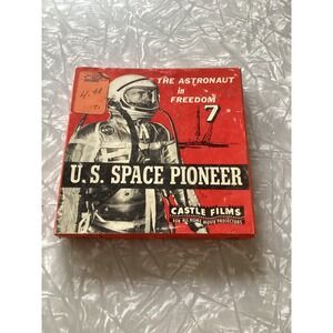 Vintage Castle Films 8mm U.S. Space Pioneer Alan Shepard Freedom 7 No 7 Movie